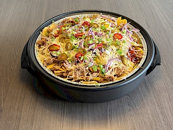 Loaded Nacho's pulled pork