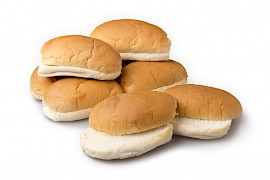 Voorgesneden witte bolletjes (per 8 stuks)