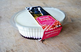 Boerenkwark met blauwe bessen per 500 ml (1 week levertijd)